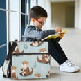 thumbnail image 6 of Water-Resistant 3-Ring Binder Organizer with Multiple Pockets Zipper Binder Bag for Office Cute Otters in Various Poses, 6 of 8