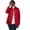 Classic Red, variant on Women's Plus Size Snap-Front Quilted Coat