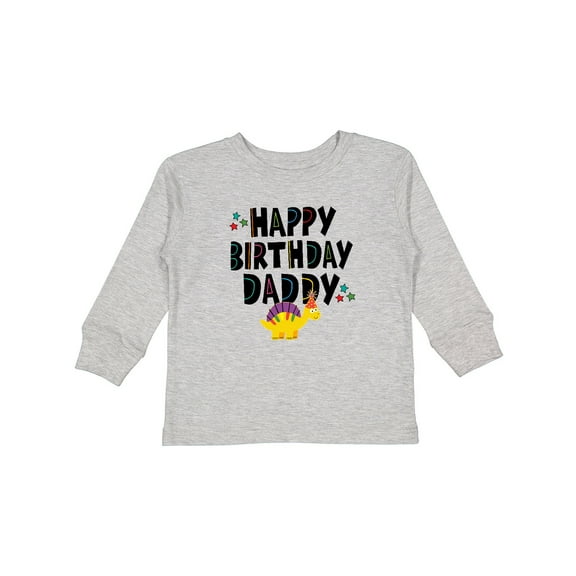 Inktastic Happy Birthday Daddy Party Boys or Girls Long Sleeve Toddler T-Shirt