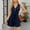 64#Dark Blue, variant on Pants On Sale Clearance Gmdeguo Women Summer Jumpsuits And Rompers Elegant Casual Sleeveless Deep V Neck Lace Up Wide Leg Short Rompers Solid Color Loose Suspender Overalls