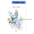thumbnail image 3 of EXCIXING 6Piece Beautiful Silk Wedding Boutonniere Set for Bridesmaids and Grooms, 3 of 21