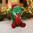 Holiday Time 3 Baby Dragon Inflatable by Gemmy Industries