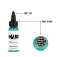 thumbnail image 4 of Encre de Tatouage Couleur Dynamique Turquoise Bouteille 30mL, 4 of 5