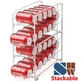 thumbnail image 3 of Dispensador de latas de bebidas Simple Houseware blanco, paquete de 2, 3 of 6