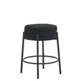 thumbnail image 4 of GDF Studio Granular Upholstered Bar Stools with High Resilience Foam, Black, Set of 2, 4 of 9