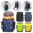 thumbnail image 6 of 33L Picnic Keeping Fresh Refrigerator Box Delivery Carrier Thermal Food Bag Cooler Bag Shoulder Bag Insulation Backpack GREEN 33L, 6 of 8