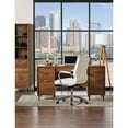 Realspace Winsley MidBack Bonded Leather Office Chair, Blanco