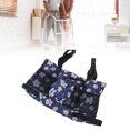 thumbnail image 1 of Sac de Rangement Suspendu pour Chaise, Sac Suspendu Léger avec Sangles Réglables pour Chaise Violet, Étoiles, Floral Bleu, 1 of 7