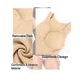thumbnail image 5 of Women's Tank Top Seamless Camisole Body Shaper Vest With Removable Pads Bra Shapewear Camisole Cami Tummy Control Tank Top  Shapewear, 5 of 6