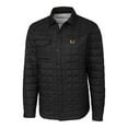 thumbnail image 2 of Men's-Cutter & Buck  Black Miami Hurricanes Ranier Eco Insulated PrimaLoft Full-Snap Shacket, 2 of 3