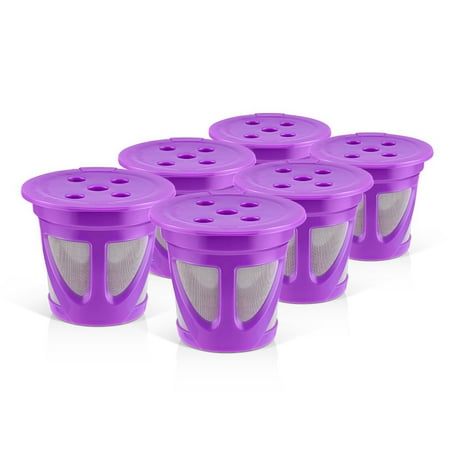 

Refillable Coffee Capsule Reusable Capsules Refill 2.0 for Brewers K Cup Coffee Makers for Coffee Maker Purple