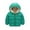 Green, variant on Esaierr Toddler Kids Hooded Down Cotton Jacket Boys Girls Solid Color Thicken Warm Coat 1-7Y Winter Outerwear Warm Cotton Jacket