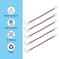 thumbnail image 2 of Uxcell Paquete de 10 conectores de luces LED de 2 pines para tiras de luces de 10 mm 3528 5050 / Iluminación DIY [Blanco, Negro, Rojo], 2 of 6