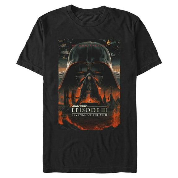 Mens Star Wars Episode III Poster T Shirt