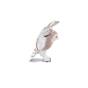 Papo Flying Snowy Owl Hand Painted Figurine - Heirloom Quality Collectible (50304)
