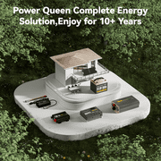Power Queen 12V 50Ah LiFePO4 Lithium Battery Deep Cycle 640Wh BMS for Trolling Motor ,Solar, Marine,Boat