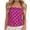 Hot Pink, variant on HAiming Off the Shoulder Tops for Women Sleeveless Polka Dot Slim Cropped Wrap Shirts Casual Trendy Tee Vacation Going out Blouses