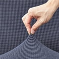 thumbnail image 1 of mmirethe Housse Extensible pour Fauteuil Inclinable Tout Inclus Unie Imperméable Housse de Sofa Simple Gris Carbone, 1 of 8