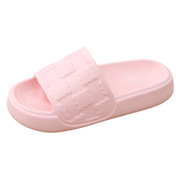 ibiyuan Slippers for Women Indoor Jelly Slides for Women Non Open Toe Womens Flat Sandals Soft Womens Beach Shoes for Summer Beach