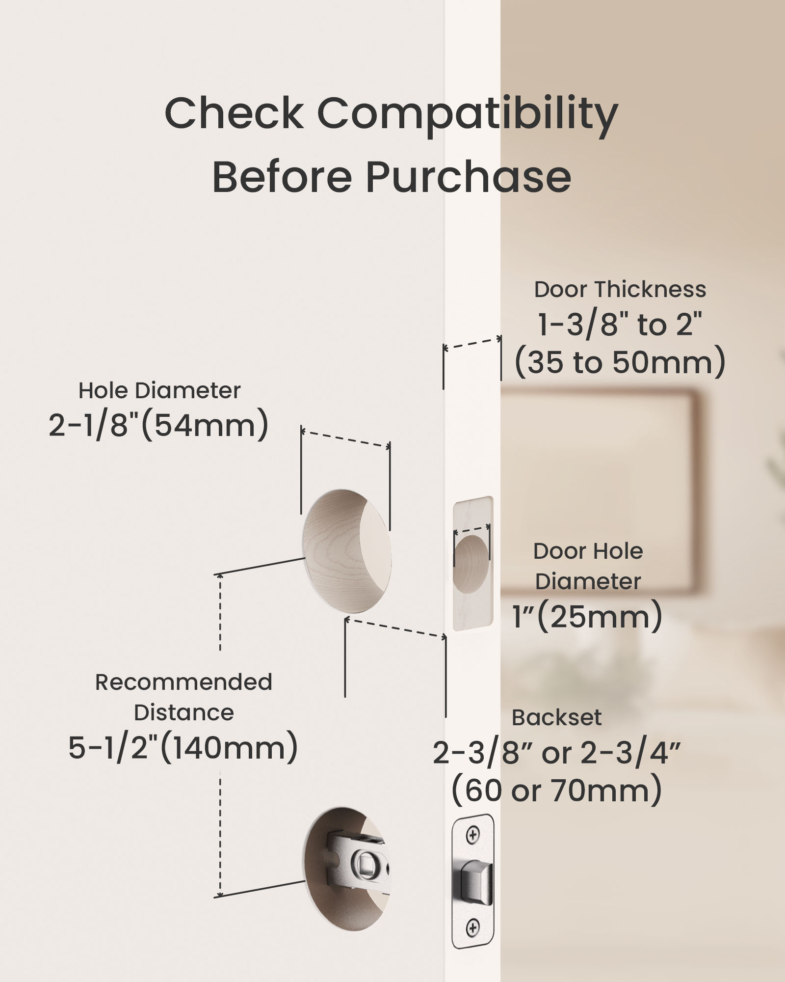 DESLOC C100 Plus-W Keypad Deadbolt Smart Lock photo 8