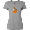 thumbnail image 3 of Inktastic Happy Halloween Kittens in Pumpkin Women's T-Shirt, 3 of 5