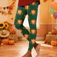 thumbnail image 3 of Thanksgiving Leggings for Women Elastic High Waist Tummy Control Festive Print Tights Pants Workout Yoga Pants, 3 of 5