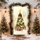 thumbnail image 5 of 3D Embroidery Christmas Door Curtain Holiday Decorative Cover for Front Door Wall Party Festival Home Decorations, 5 of 6