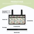 thumbnail image 7 of Jiueut Colorful Flower Wheelchair Bags to Hang on Side 2 Pockets for Men Wheelchair Accessories with Pouches Hang on Side Easy to Install Wheelchair Side Bag for Seniors, 7 of 7