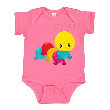 

Inktastic Cute Colorful Caterpillar Boys or Girls Baby Bodysuit
