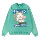 thumbnail image 2 of Sudadera con capucha vintage desgastada lavada con estampado de gato y fideos de sushi de Harajuku, ropa para hombre, jerséis de algodón, sudadera holgada de gran tamaño, 2 of 5