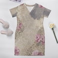 thumbnail image 5 of Floral Lace Textured Pattern Design Loose Pocket Dress Dresses Summer Summer Dresses for Women, 5 of 9