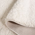 thumbnail image 3 of SAFAVIEH Lindsay Deborah Solid Polyester Shag Area Rug, Aqua, 6'7" x 6'7" Round, 3 of 5