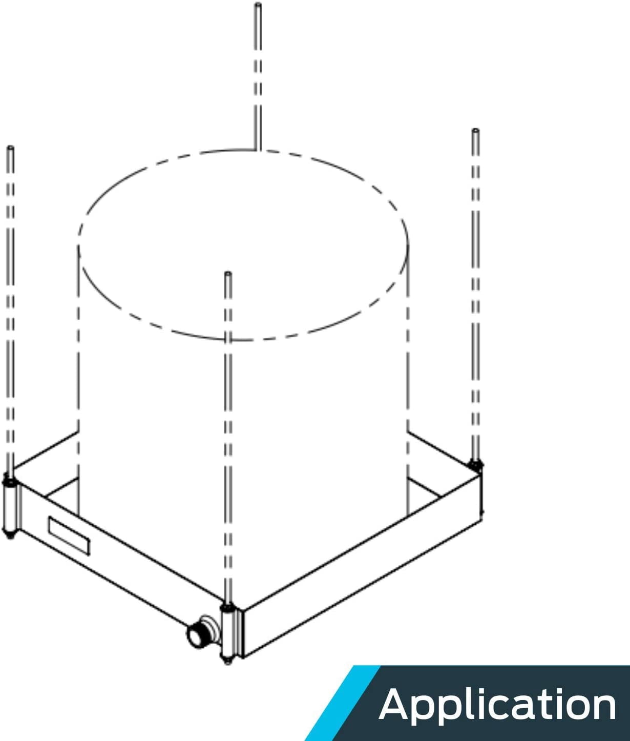 Manufacturer Varies Water Heater Platform,Ceiling Mount 30-SWHP-M