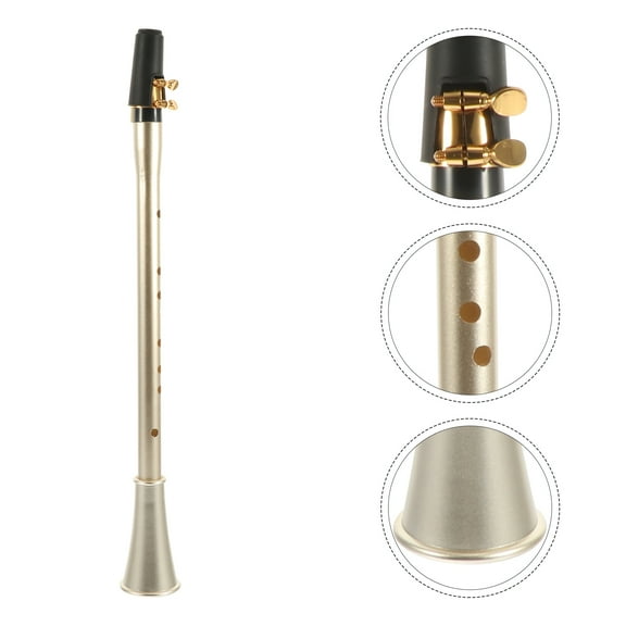 ifundom Golden Beginner Clarinet Lightweight Wind Instrument Ideal for Students and Beginners