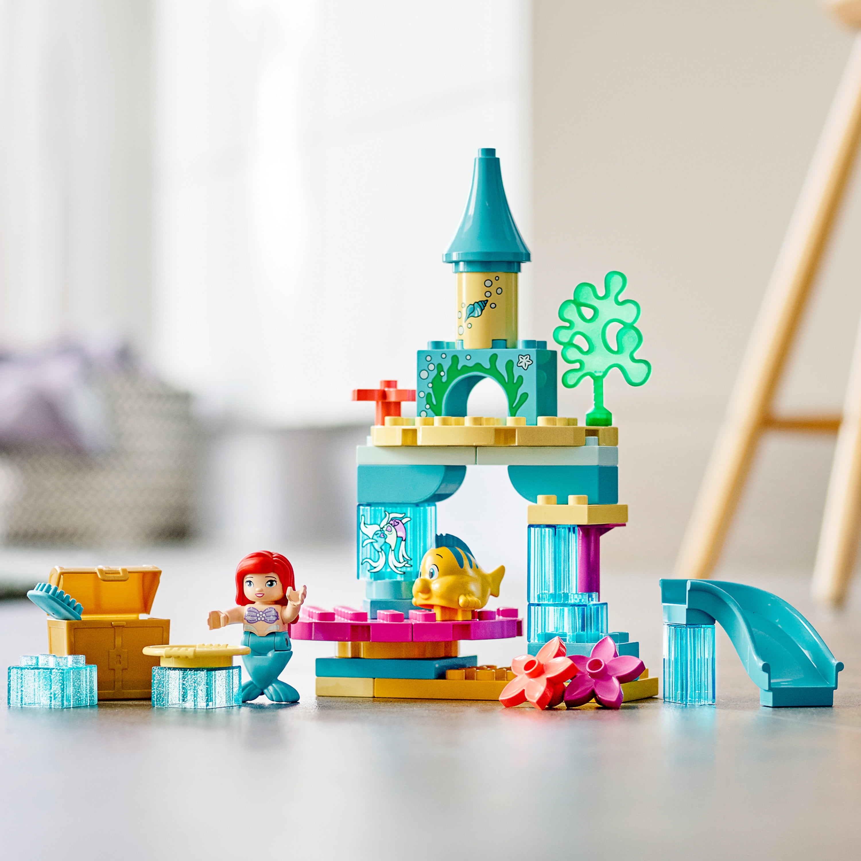 fersken Tilskynde fårehyrde LEGO DUPLO Disney Ariel's Undersea Castle 10922 Toddler Building Toy with  Flounder (35 Pieces) - Walmart.com