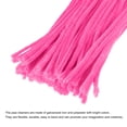 thumbnail image 4 of Uxcell 30cm/12 inch Pipe Cleaners Chenille Stems for DIY Art Crafts Fuchsia 100 Pack, 4 of 6