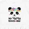 thumbnail image 4 of Inktastic My Yiayia Loves Me Yia Yia Bear Girls Toddler Dress, 4 of 5
