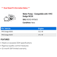 thumbnail image 2 of Water Pump - Compatible with 1993 Dodge W250, 2 of 2
