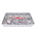 thumbnail image 2 of BANDEJA PARA SERVIR DIVIDIDA CON 8 CUCHARAS, Servidor de Condimentos, Bandeja para Servir Con Diseño de 8 Rejillas, Caja para Refrigerios, Contenedor de Charcutería, Platos, 2 of 7