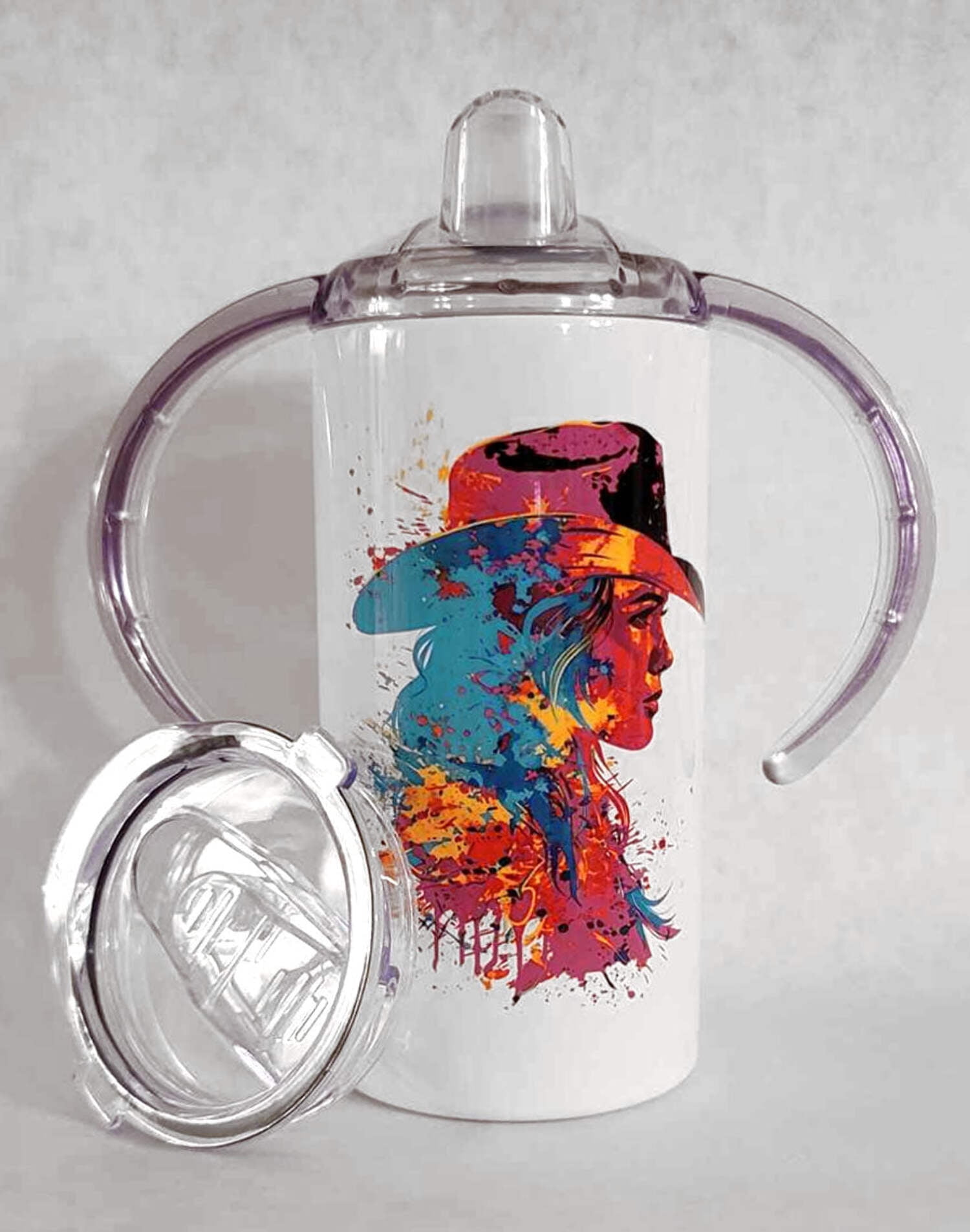 THE NEON COWGIRL - Infant  Toddler Western Sippy Cup