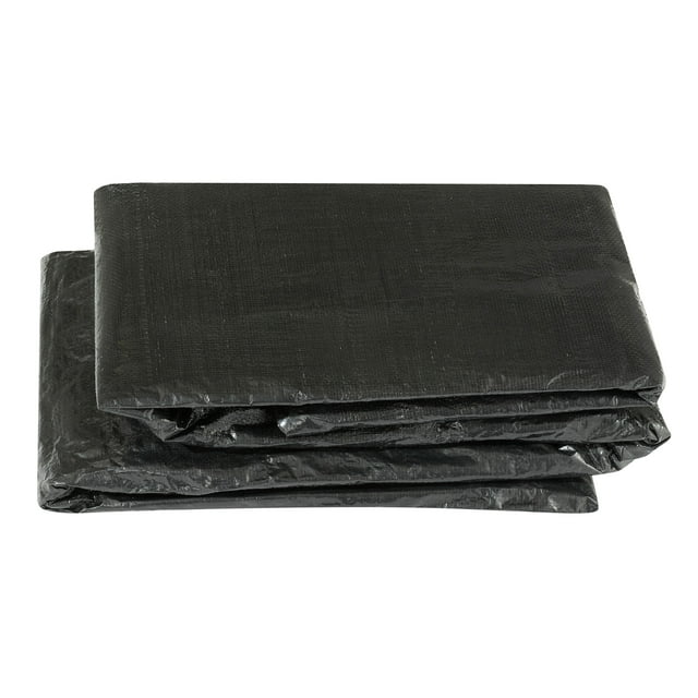 Upper Bounce Economy Trampoline Weather Protection Cover, Fits for 17 X 17 FT. Square Frames - Black