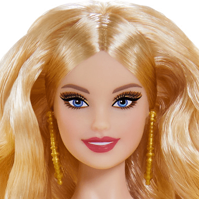 Holiday Barbie Blonde - Gold