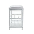 thumbnail image 6 of Mind Reader Shoe Bench, Shoe Organizer, Shoe Rack, Padded Bench, 23.5"L x 11.8"W x 19.88"H, White, 6 of 7
