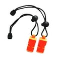 thumbnail image 3 of 2 uds Silbato de fuerte señal naranja Shamjiam Silbato de seguridad con cordón de seguridad, 3 of 6