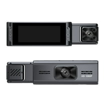 Anckoeil Automobile and Motorcycle Products Dash Cam 3.16-inch 1080P Front and Interior Recording Camera with Infrared Night Vision Loop Recording APP