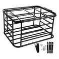 thumbnail image 2 of Almencla Bike Rear Basket Container Bicycle Storage Basket for Shopping Travel Hiking 44cmx34cmx25cm, 2 of 8