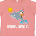 thumbnail image 4 of Inktastic Sanibel Island Florida Dolphin Boys or Girls Toddler T-Shirt, 4 of 5