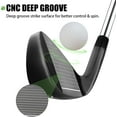 thumbnail image 2 of MAZEL Men Golf Iron Set (9PCS) or 1,2,3,4,5,6,7,8,9,Pitching Wedge,Sand Wedge with Steel Shafts for Right Handed Golfers, 2 of 6