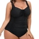 thumbnail image 5 of Traje de baño de una pieza Prolriy para mujer 2024, nuevo traje de baño para mujer, multicolor, con tirantes, sin espalda, sólido, conservador, traje de baño grande, bikini, 1 traje de baño, trajes, 5 of 8