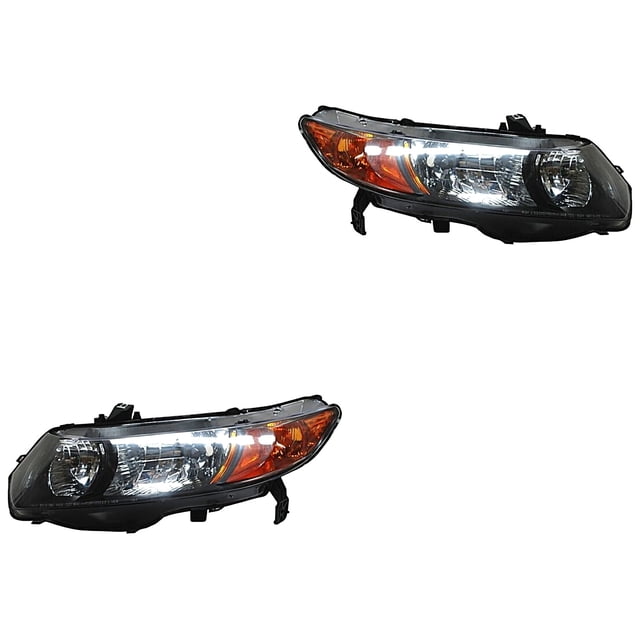 Par de Faros Civic 2006 A 2009 Honda TYC .